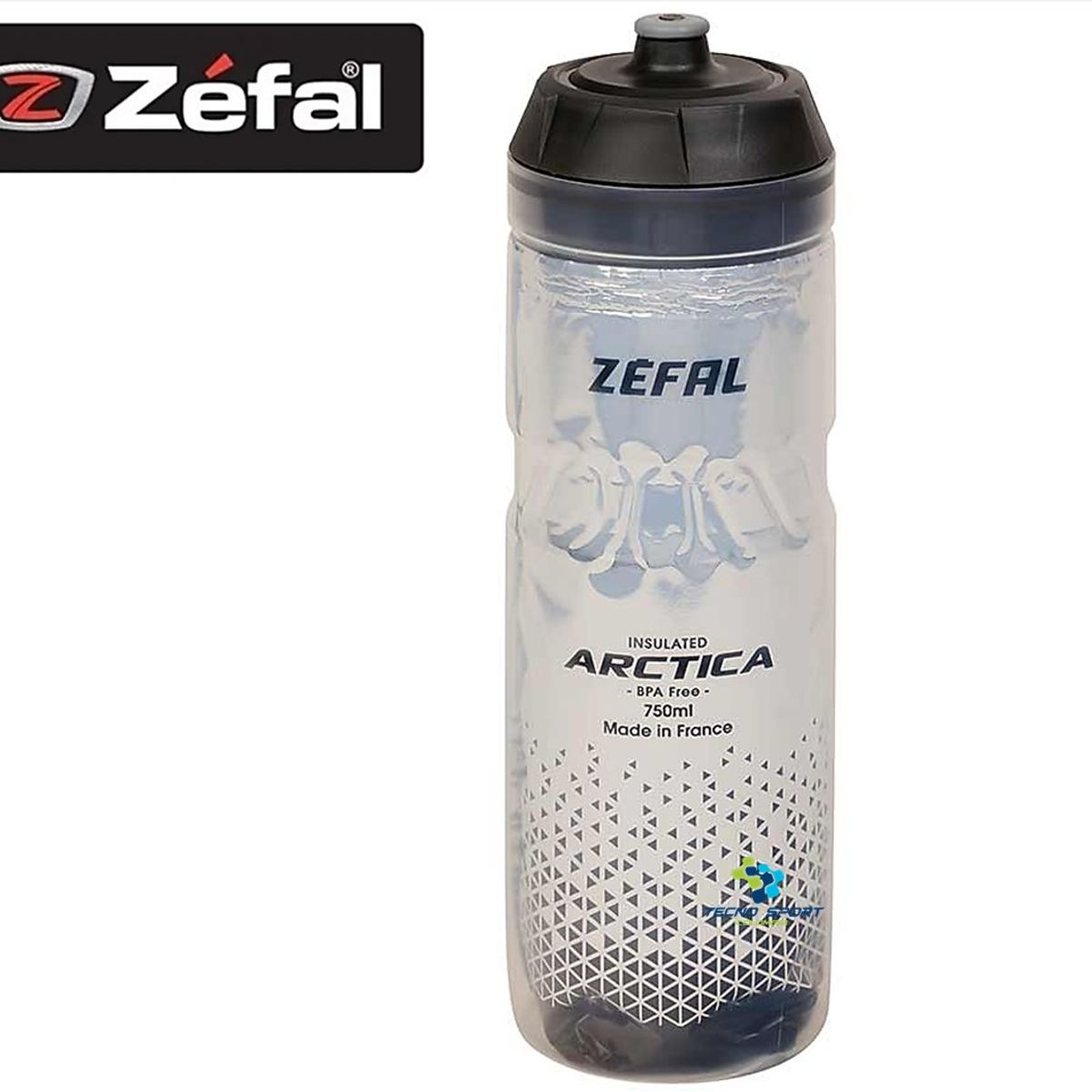 ZEFAL - Caramañola Termica Zefal 750ml Ciclismo Running Gym Spinning