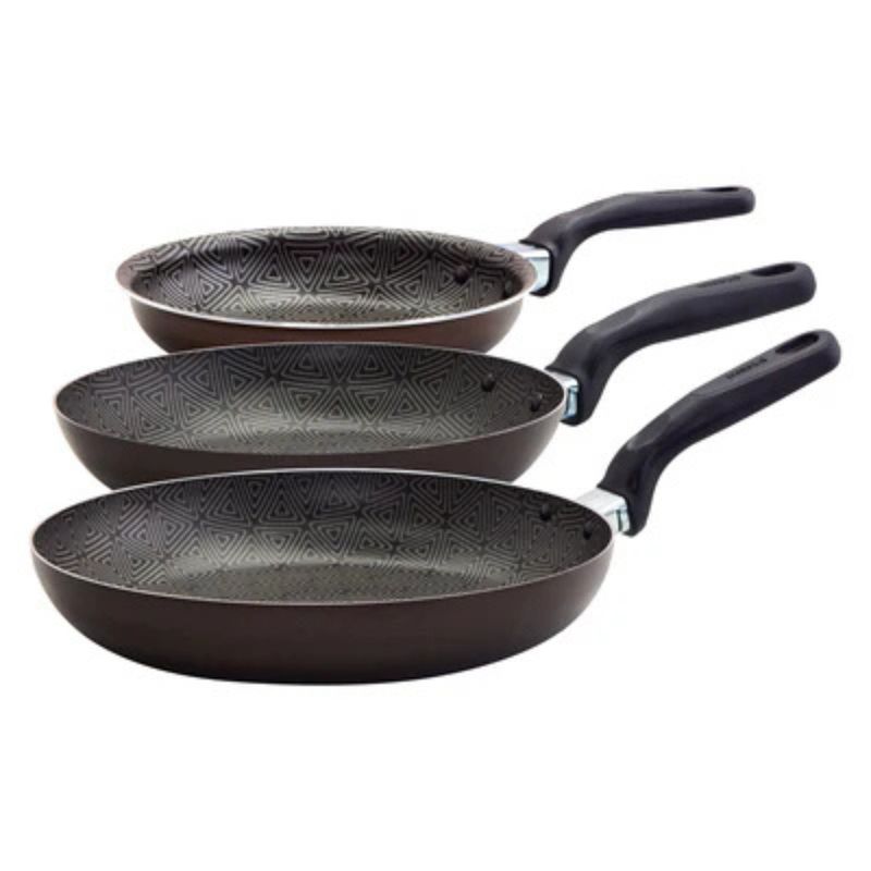 IMUSA - Juego de Sartenes IMUSA 16Cm-20Cm-24Cm Anti Adherente Color Chocolate