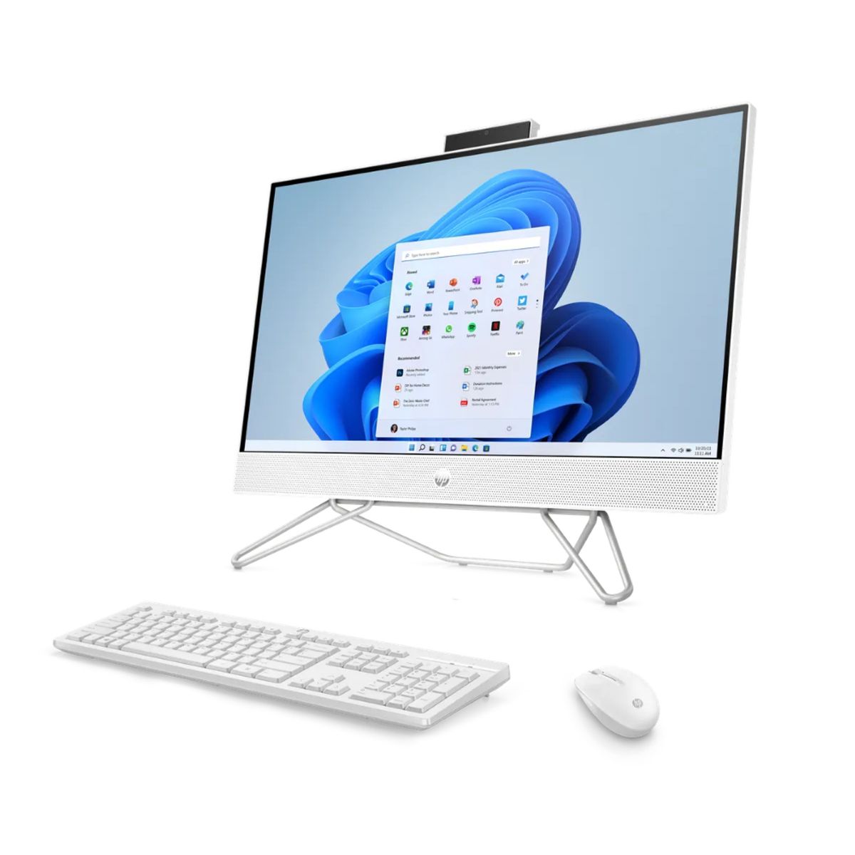 HP - Todo en uno HP Ryzen 3 24-cb0001la 8GB Ram 256GB SSD 24” BLANCO