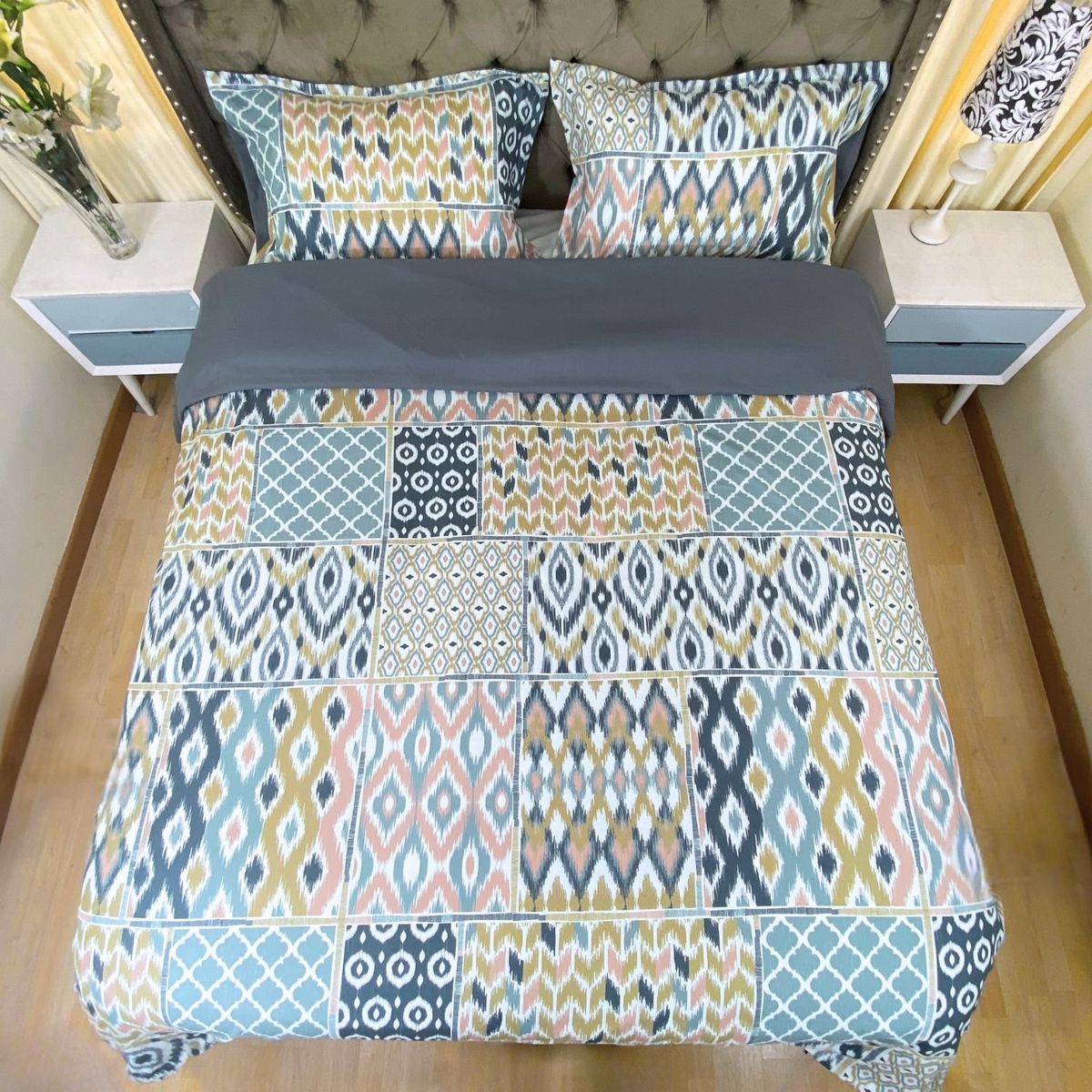 KARYTEX - Funda Duvet Euro Digital Jaisalmer Cama Queen.