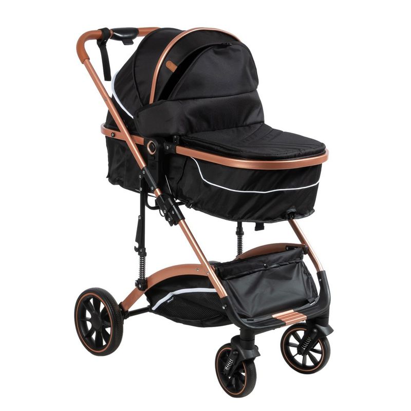 EBABY - Coche Para Bebe Moisés Plegable Extra Acolchado Ebaby
