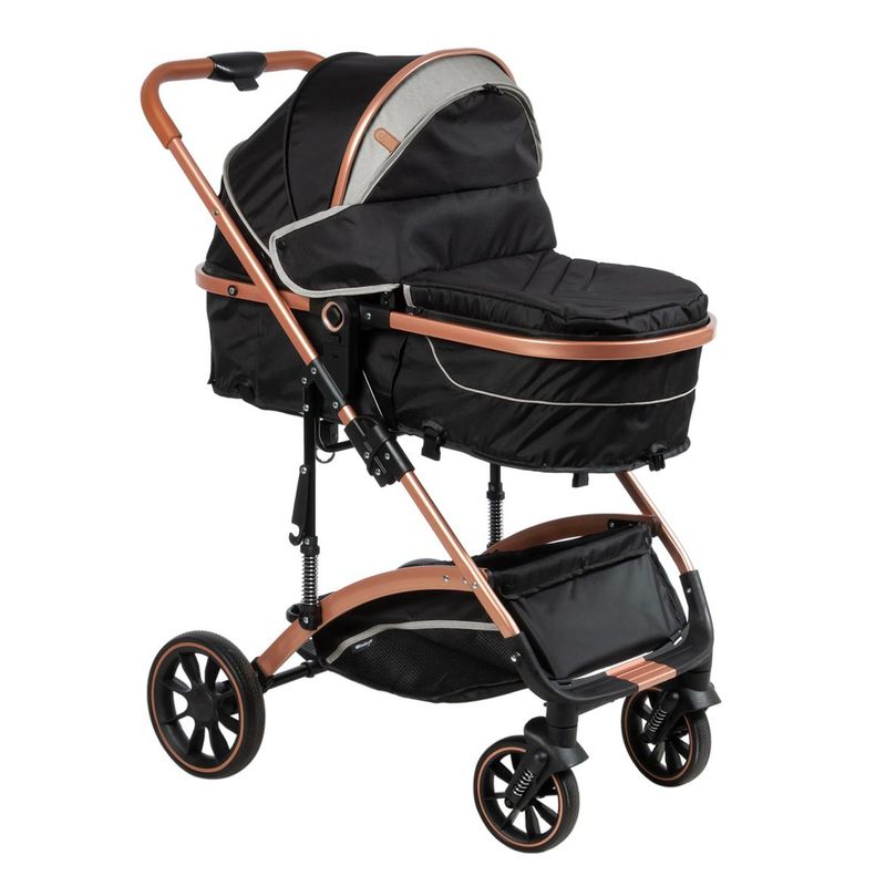 EBABY - Coche Para Bebe Moisés Plegable Extra Acolchado Ebaby
