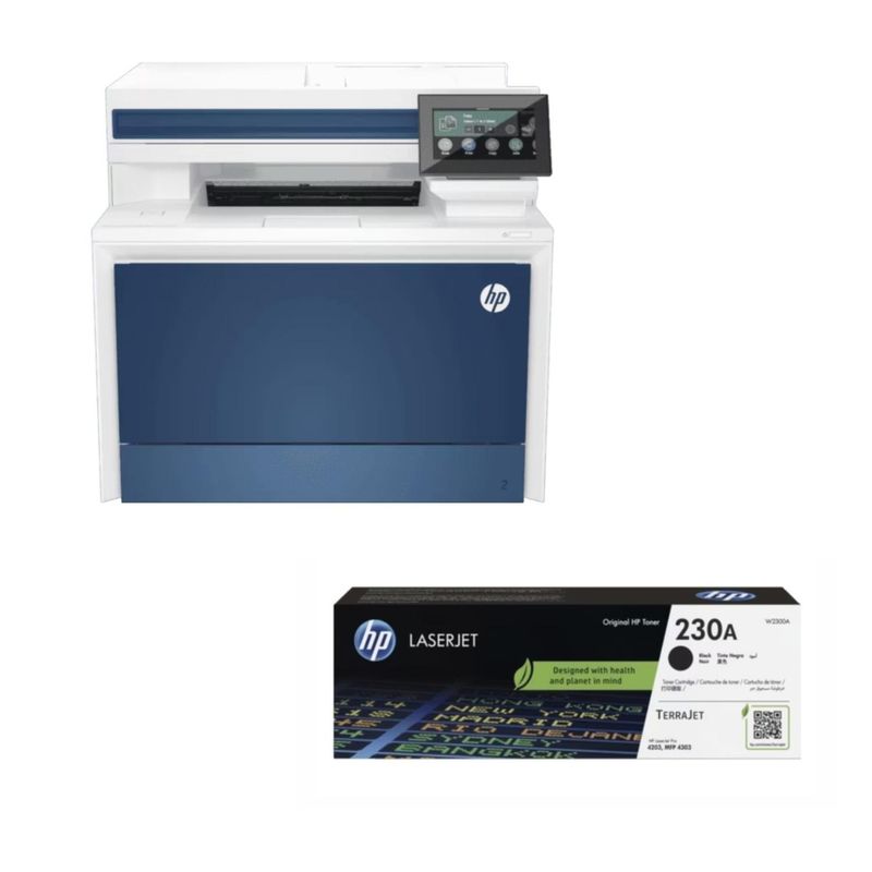 HP - Combo Impresora Multifuncional HP 4303fdw +Tóner HP 230A Negro