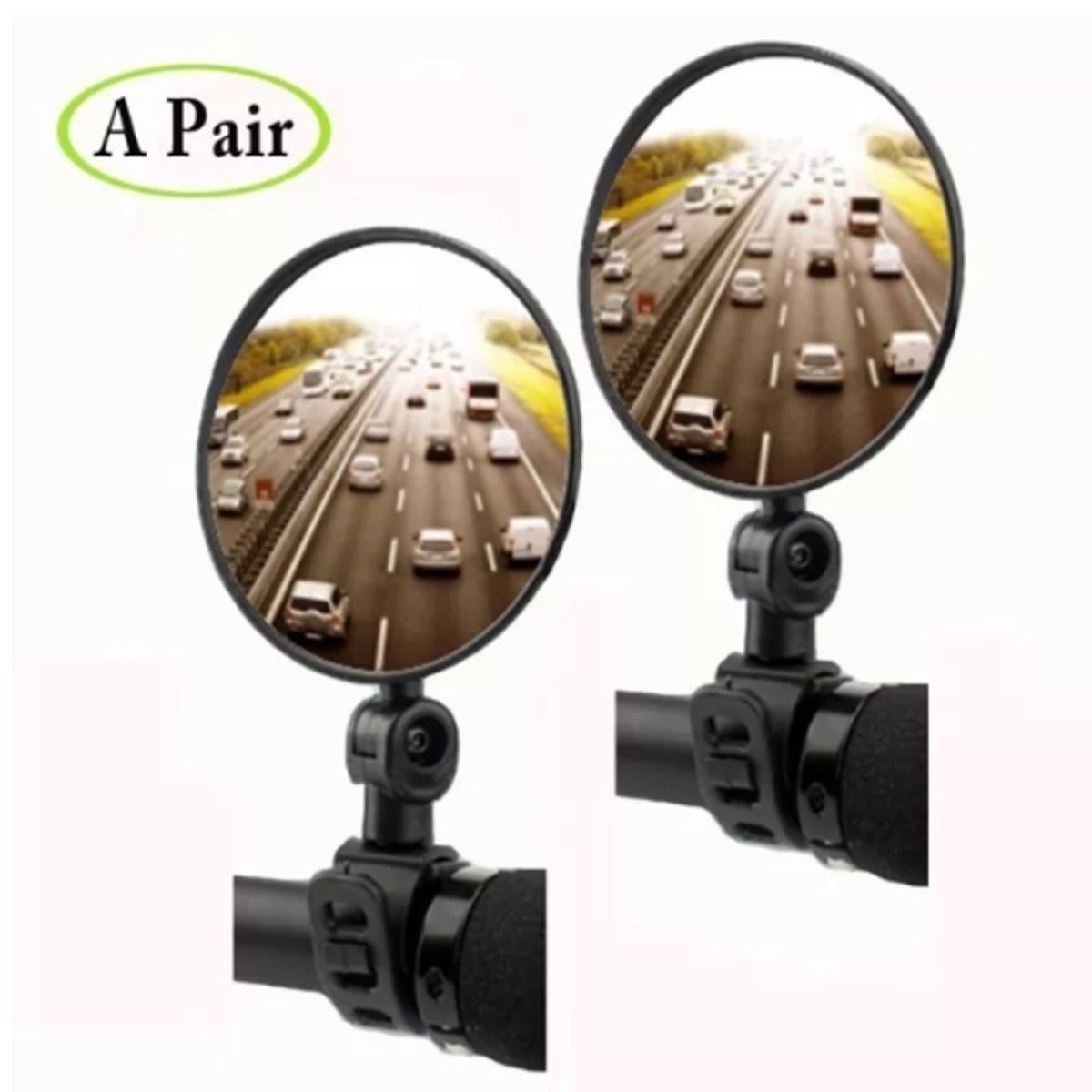 AFM - Espejo Retrovisor Convexo Ajustable Para Bicicleta