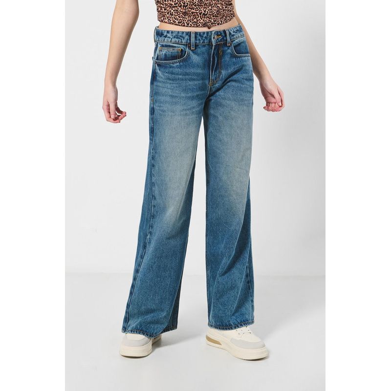 KOAJ - KOAJ Pantalon Jean Palazzo MUJER