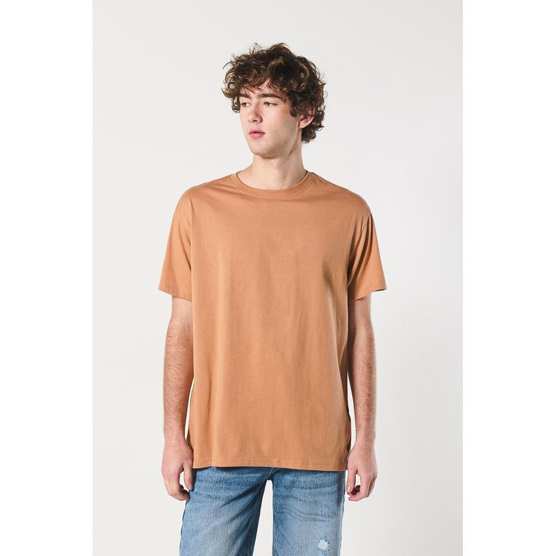 KOAJ - KOAJ Camiseta oversize manga corta, unicolor Hombre