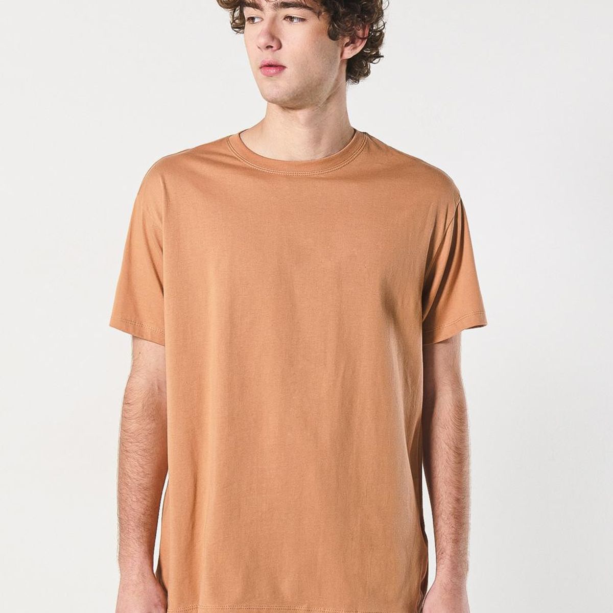 KOAJ - KOAJ Camiseta en algodón unicolor cuello redondo Hombre