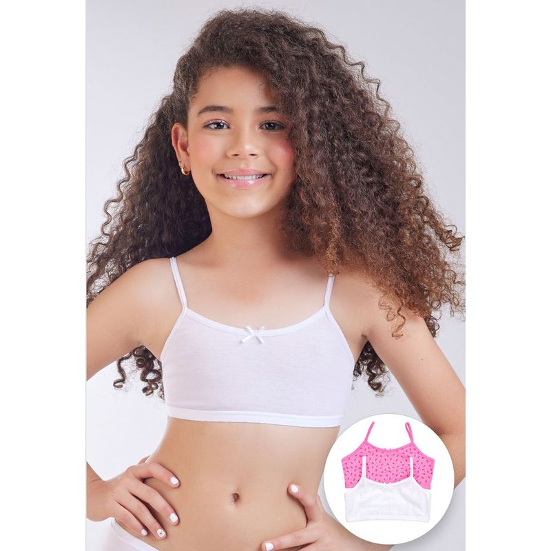 FORMAS INTIMAS - Top Paq X2 Niña Infantil Blanco Fi 96330
