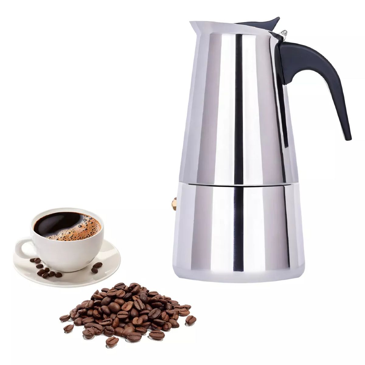 GENERICO - Cafetera Italiana De 9 Tazas Para Café De Calidad