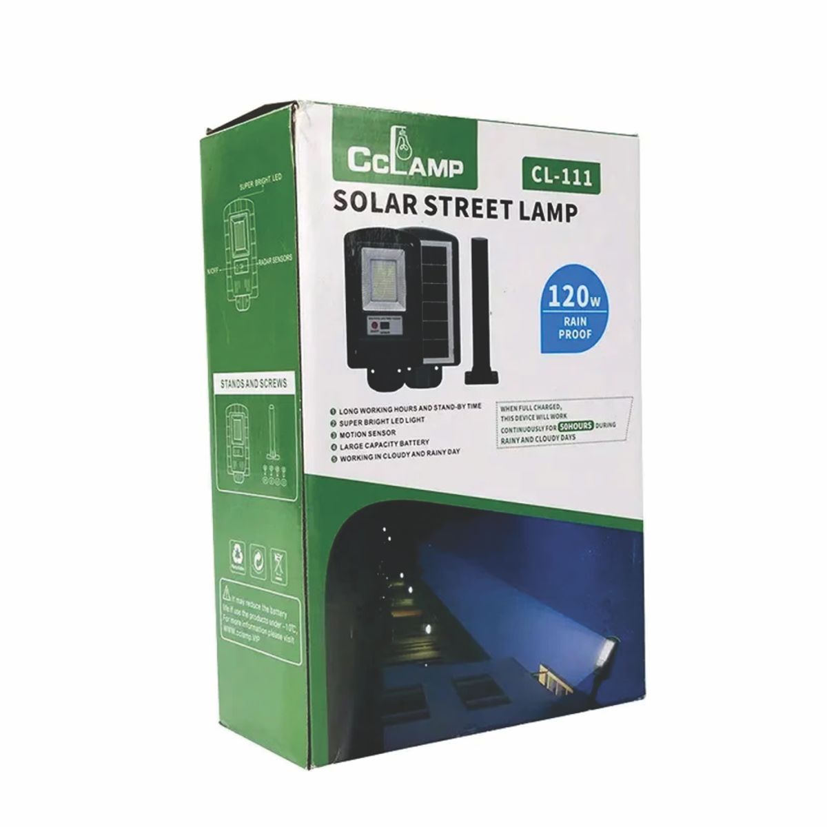 GENERICO - Làmpara De 120w Reflector Solar Exteriores Panel Solar Cl111