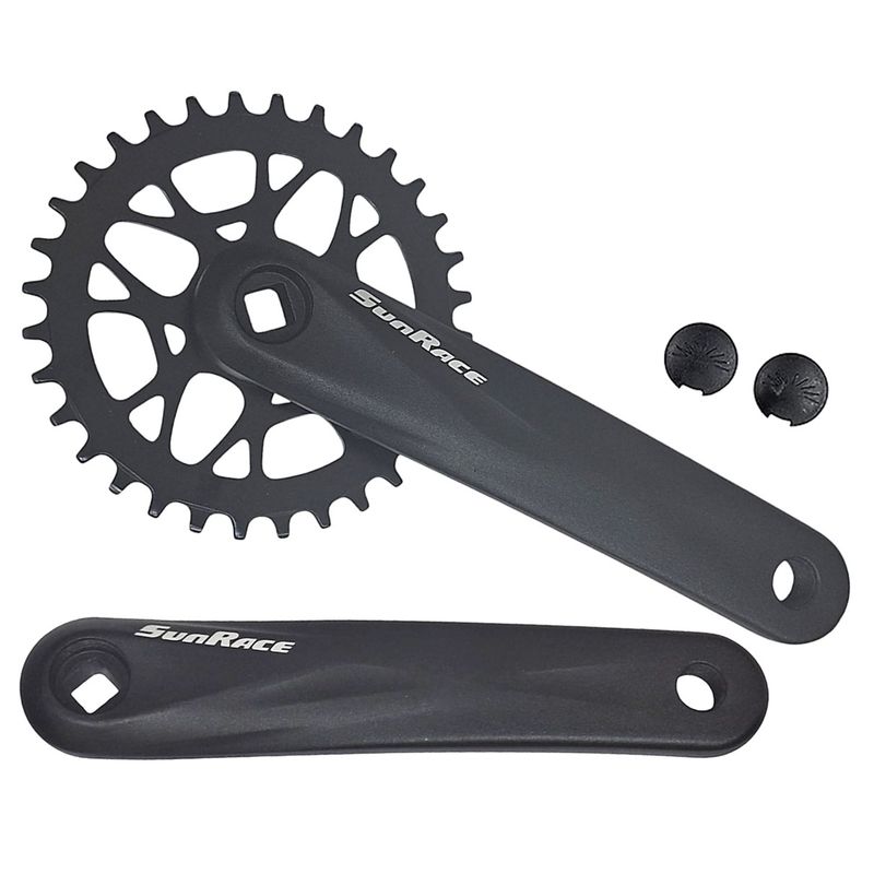 SUNRISE - Plato Biela 32 Sunrace Monoplato 8 Velocidades Bicicleta Mtb