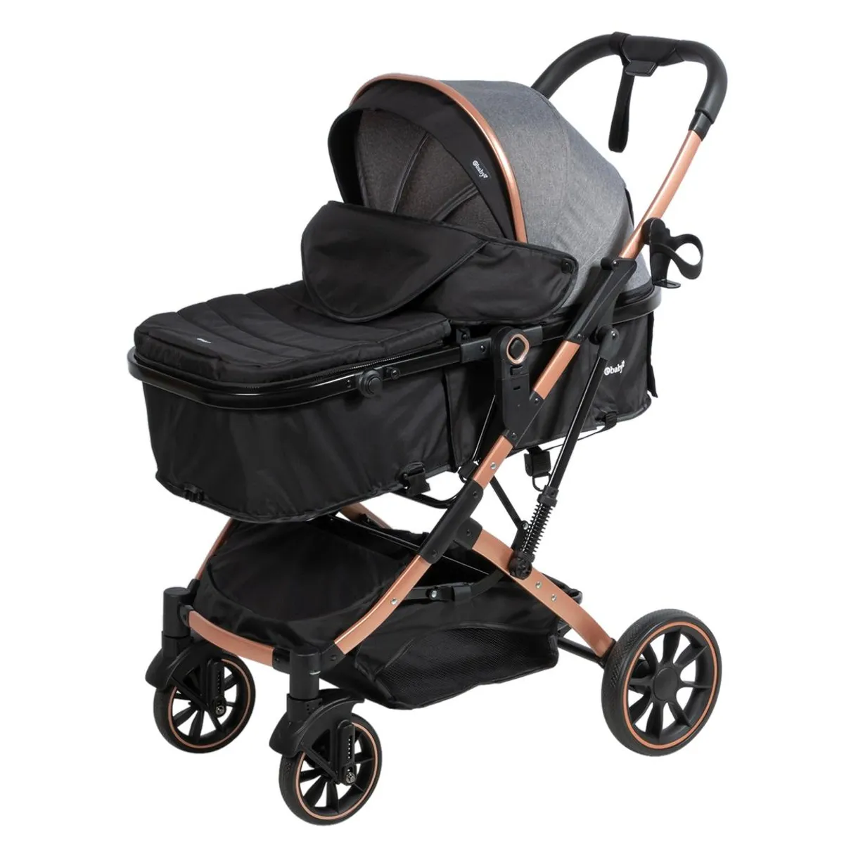 EBABY - Coche Para Bebe Moisés Tipo Maleta Capota Expandible Ebaby