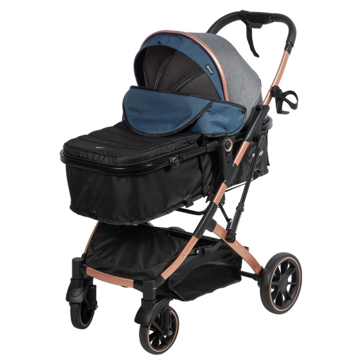 EBABY - Coche Para Bebe Moisés Tipo Maleta Capota Expandible Ebaby