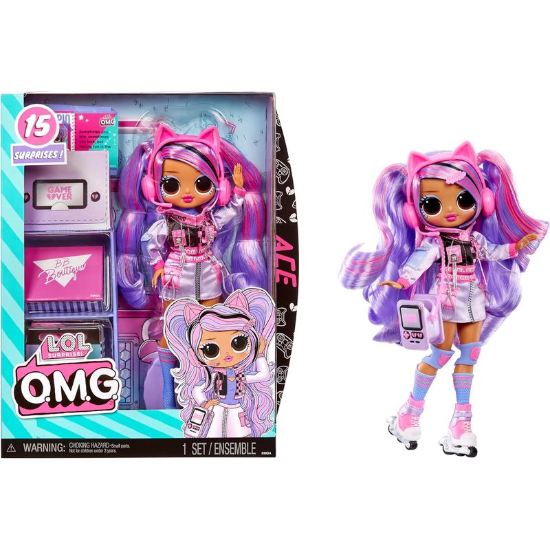 LOL - Muñeca Lol Omg Surprise Ace Fashion 15 Sorpresas