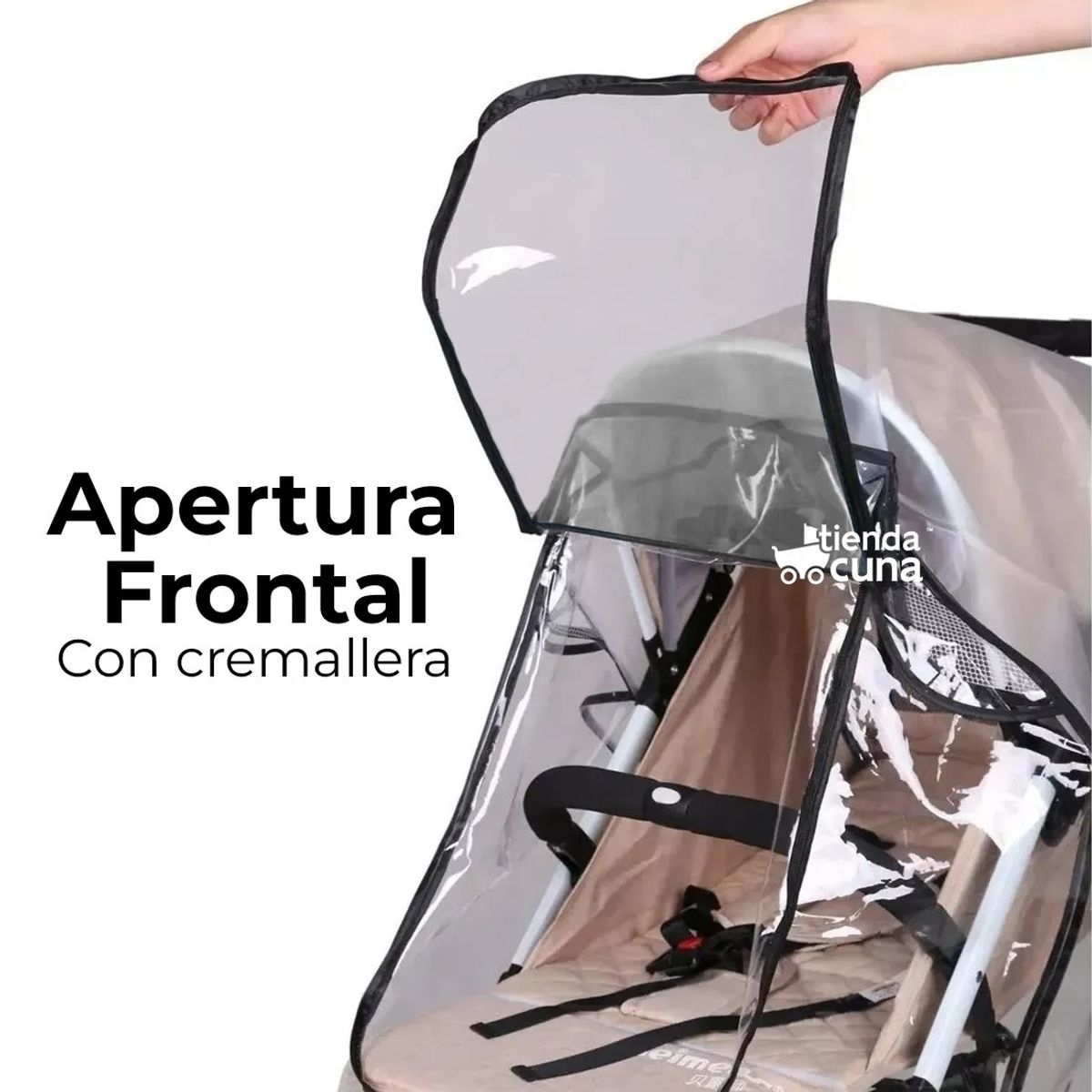 GENERICO - Forro Protector De Lluvia Coche Para Bebe Rosado PRO