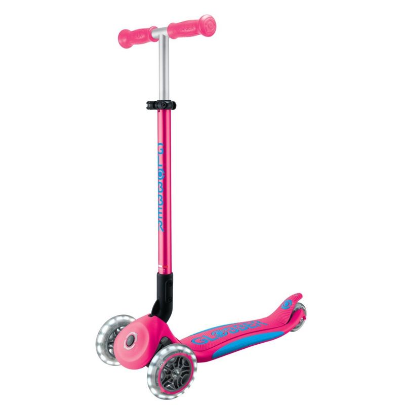 GLOBBER - Patineta Primo Plus Lights Plegable Pink Para Niños