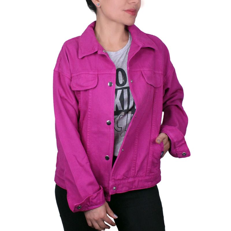 LEC LEE - Chaqueta Drill para Mujer Lec Lee - Rosado