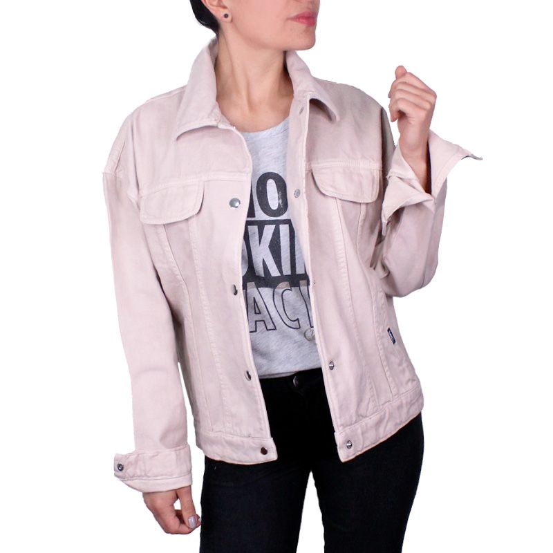LEC LEE - Chaqueta Drill para Mujer Lec Lee