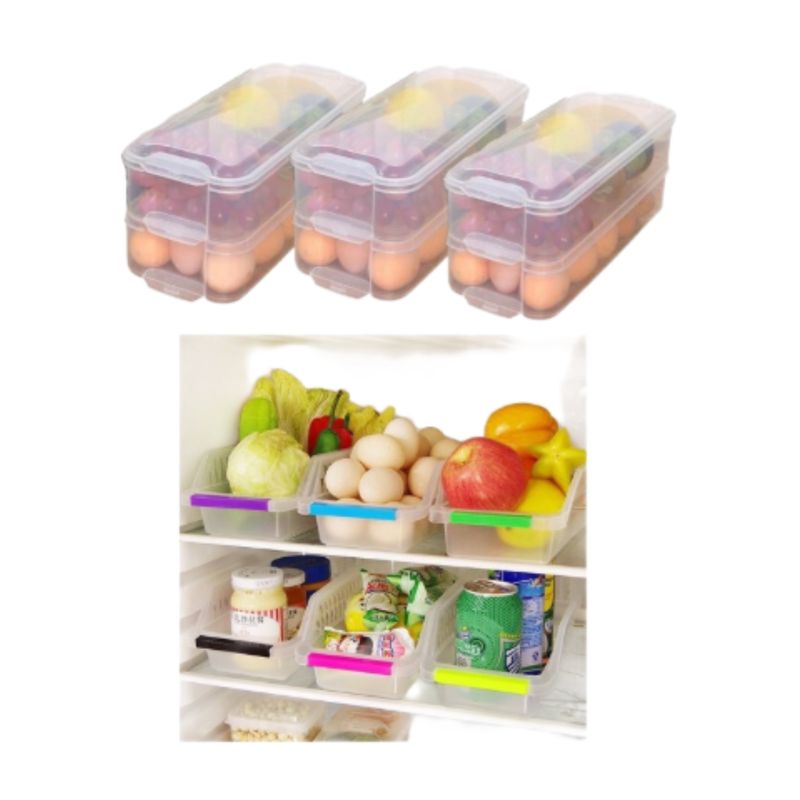 BUHOGAR - Organizadores De Cocina Y Nevera Set 12 Uni