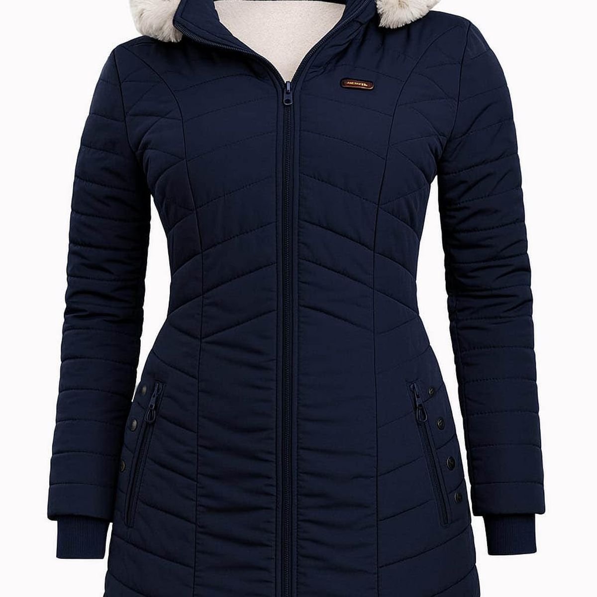 MODA EN CIRCUITO - Chaqueta Impermeable en Gabán para Mujer Forrada en Ovejera