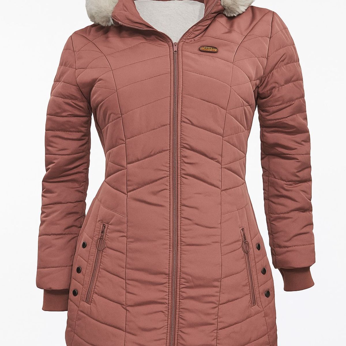 MODA EN CIRCUITO - Chaqueta Impermeable en Gabán para Mujer Forrada en Ovejera