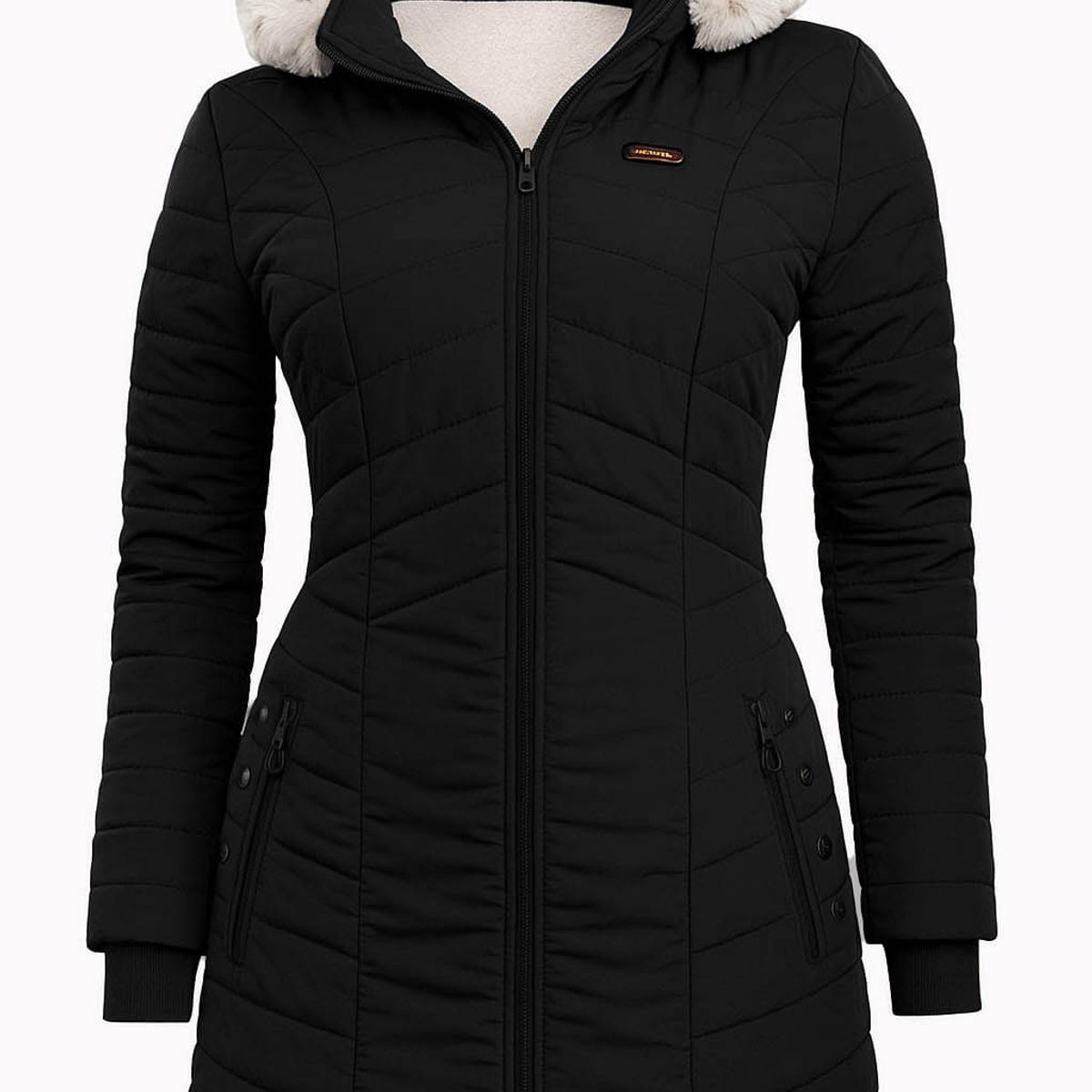 MODA EN CIRCUITO - Chaqueta Impermeable en Gabán para Mujer Forrada en Ovejera