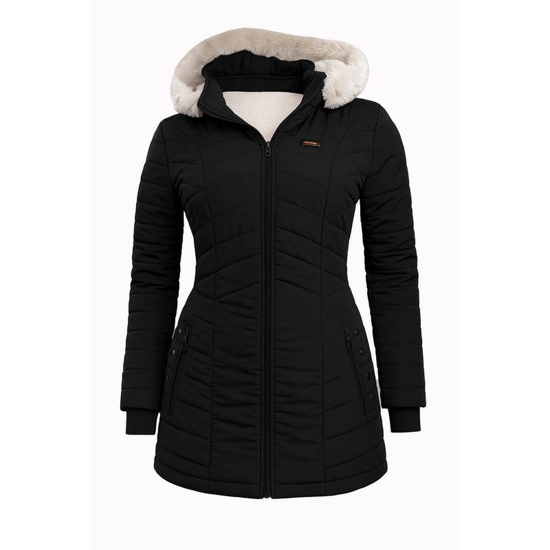 MODA EN CIRCUITO - Chaqueta Impermeable en Gabán para Mujer Forrada en Ovejera