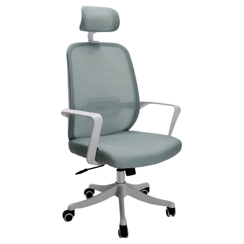 AKIVOY - Silla Gerencial  de Oficina Cristal Color Blanco