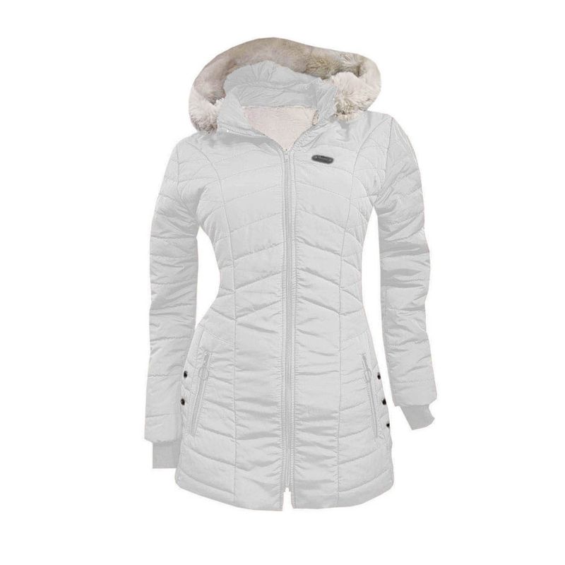 MODA EN CIRCUITO - Chaqueta Impermeable en Gabán para Mujer Forrada en Ovejera