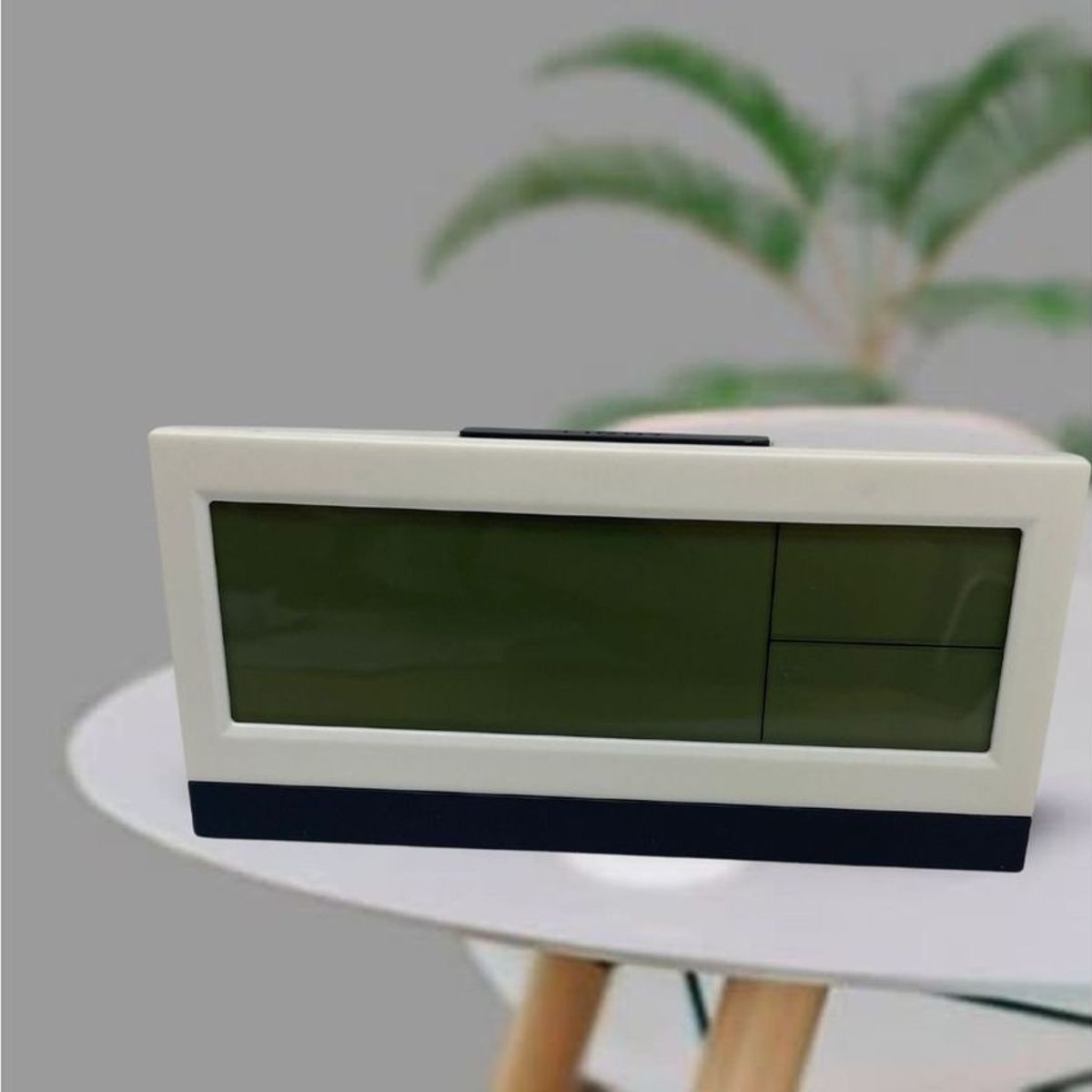 MAZUGI - Reloj De Mesa Digital Con Temperatura Colores Negro Y Blanco