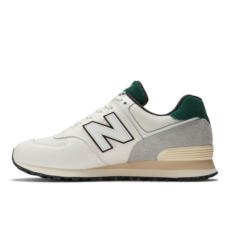 NEW BALANCE - Tenis Zapatilla Marca Original New Balance 574 Blanco Hombre