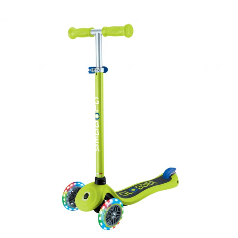 GLOBBER - Patineta Primo Lights Verde Ruedas Luces Led Para Niños