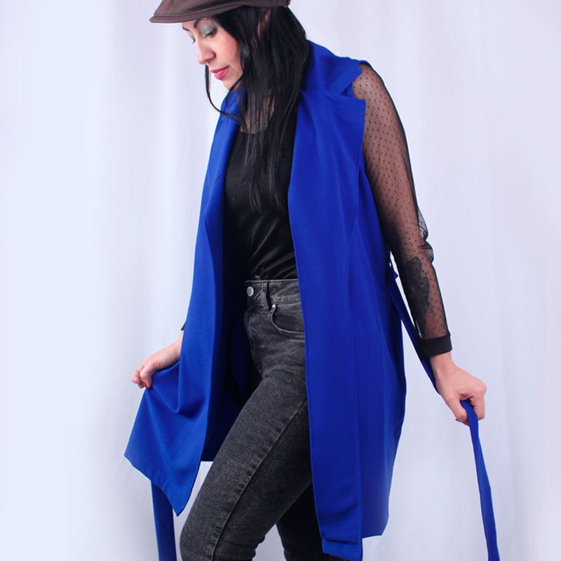 LEC LEE - Chaqueta Sobretodo de Mujer Lec Lee