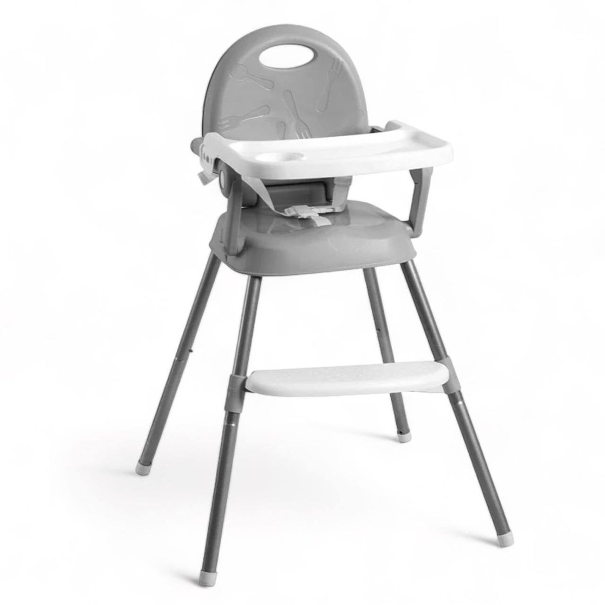 BRITOCHET - Silla Comedor Convertible 4 En 1 REF SIL124  Gris