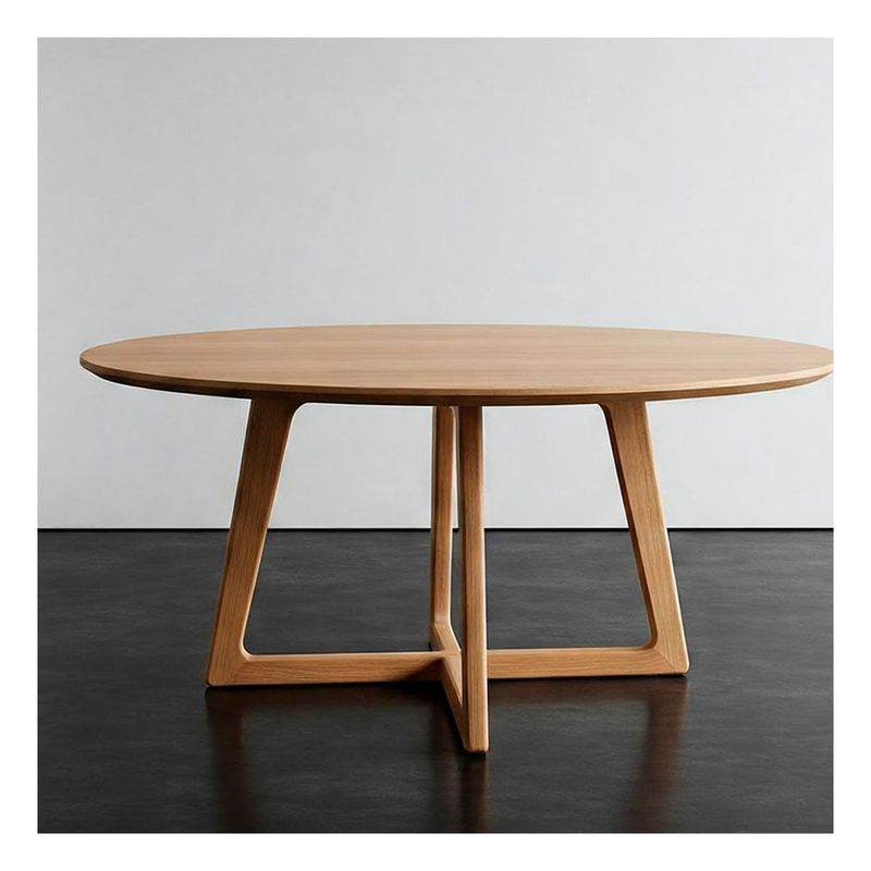 22 GRADOS DECORACION - Mesa Comedor Dstraits en Roble Natural Diametro 110cm