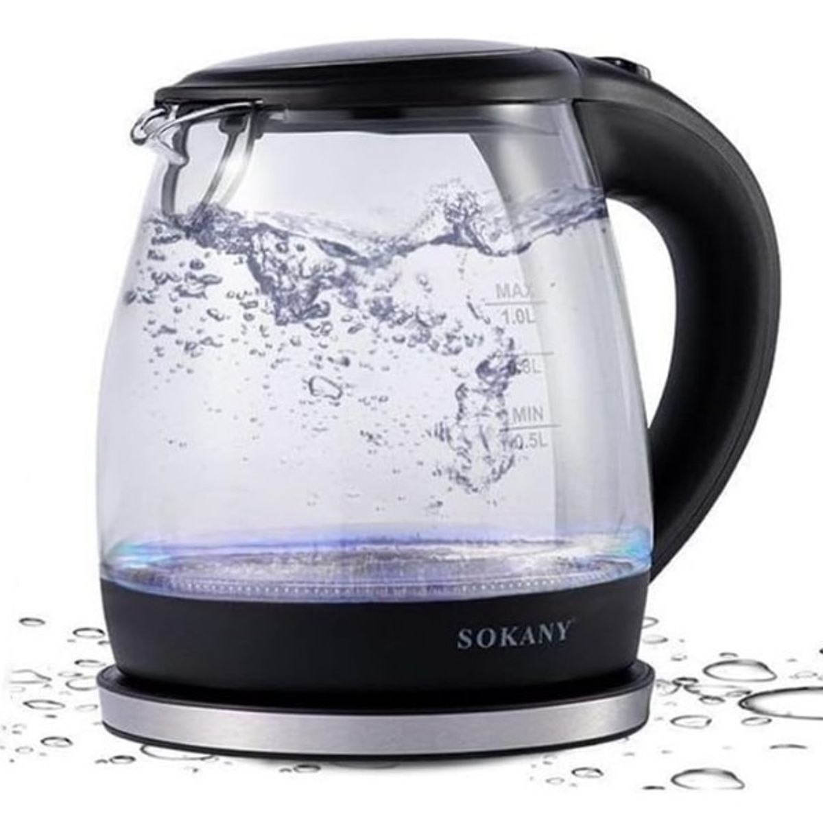 SOKANY - Jarra Hervidor Eléctrico 1 L