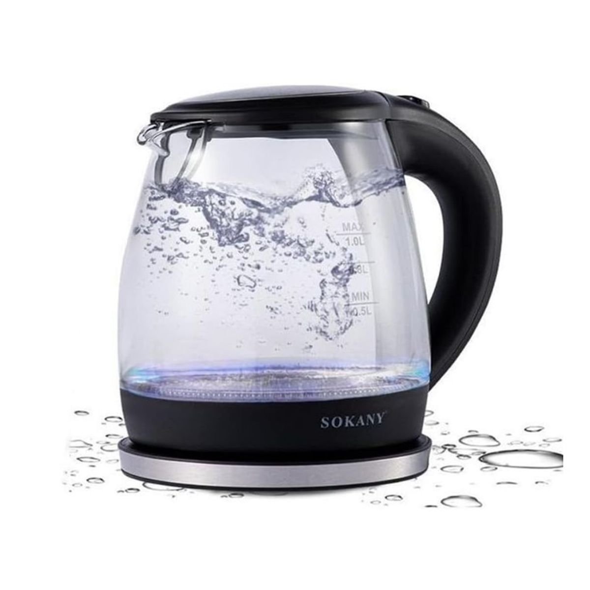 SOKANY - Jarra Hervidor Eléctrico 1 L