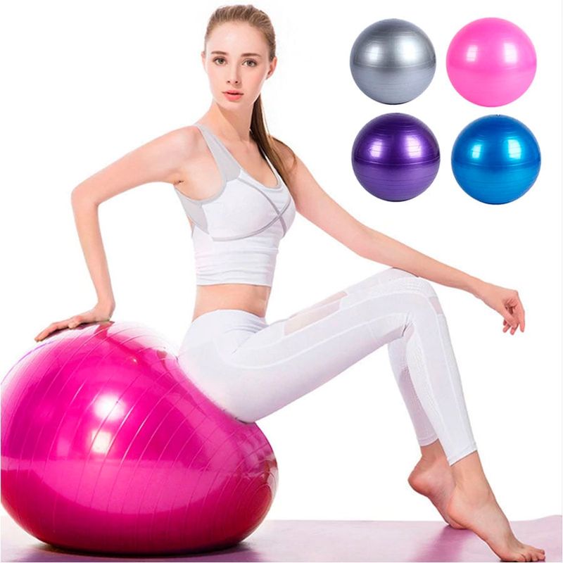 GENERICO - Balón Yoga Pilates Terapias Pelota 65cm MUJER