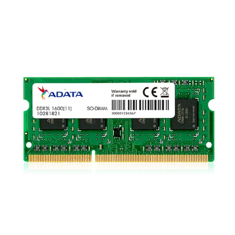 ADATA - Memoria RAM Adata Portátil DDR3 8GB Bus 1600 Low Voltage