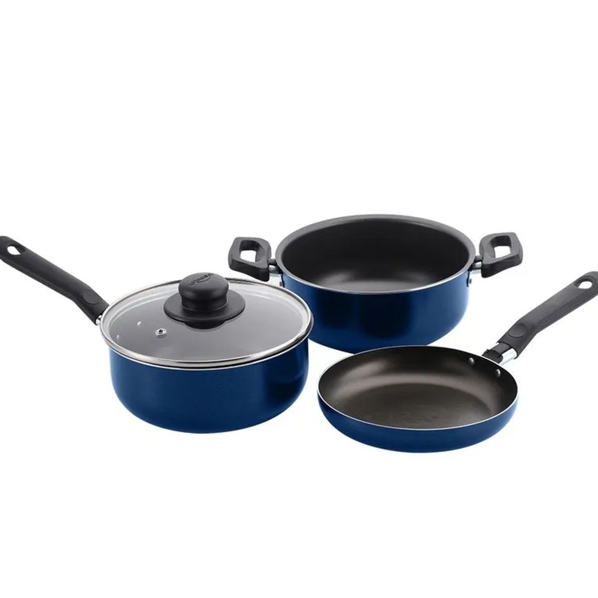 UNIVERSAL - Batería Universal Mass Color Azul Antiadherente de 4 Piezas L49045