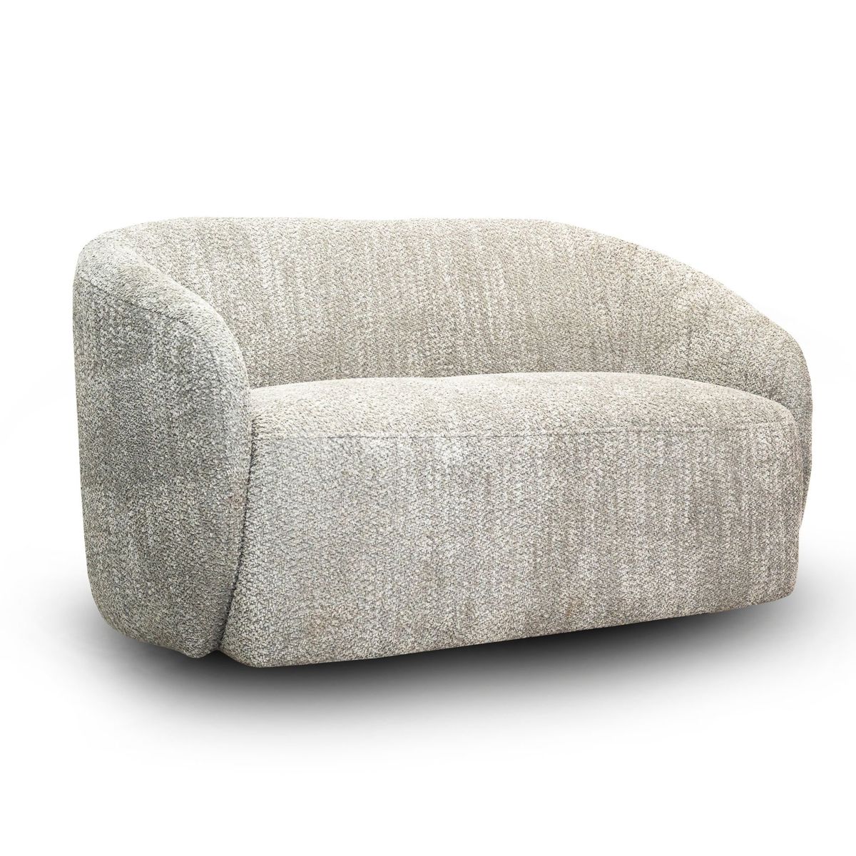 MAXIMUEBLES - Sofá Aris Gris Claro 2 Puestos