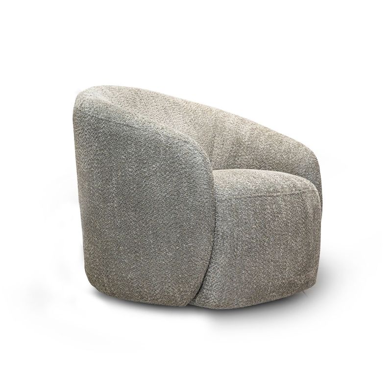 MAXIMUEBLES - Poltrona Giratoria Aris Gris Claro
