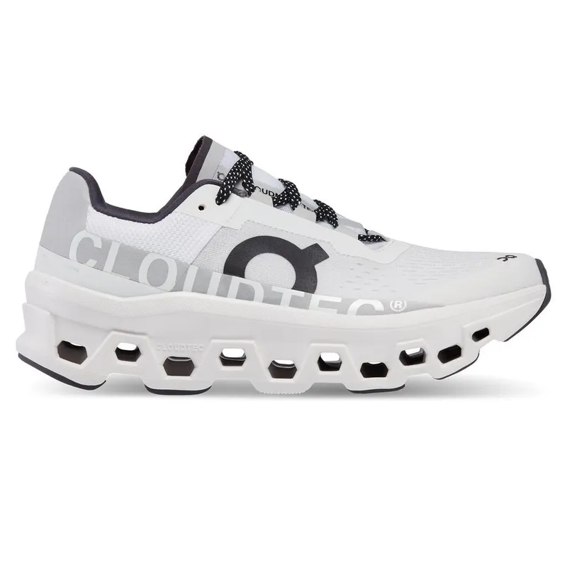ON RUNNING - Tenis on cloudmonster mujer ON RUNNING Blanco CLOUDMONSERWHGR