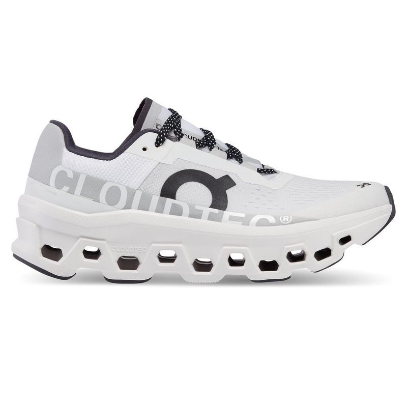 ON RUNNING - Tenis on cloudmonster mujer ON RUNNING Blanco CLOUDMONSERWHGR