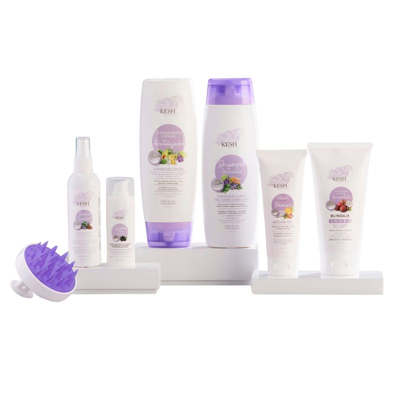 KESH - Kit Capilar  Crecimiento Anticaída y Reparación Kesh