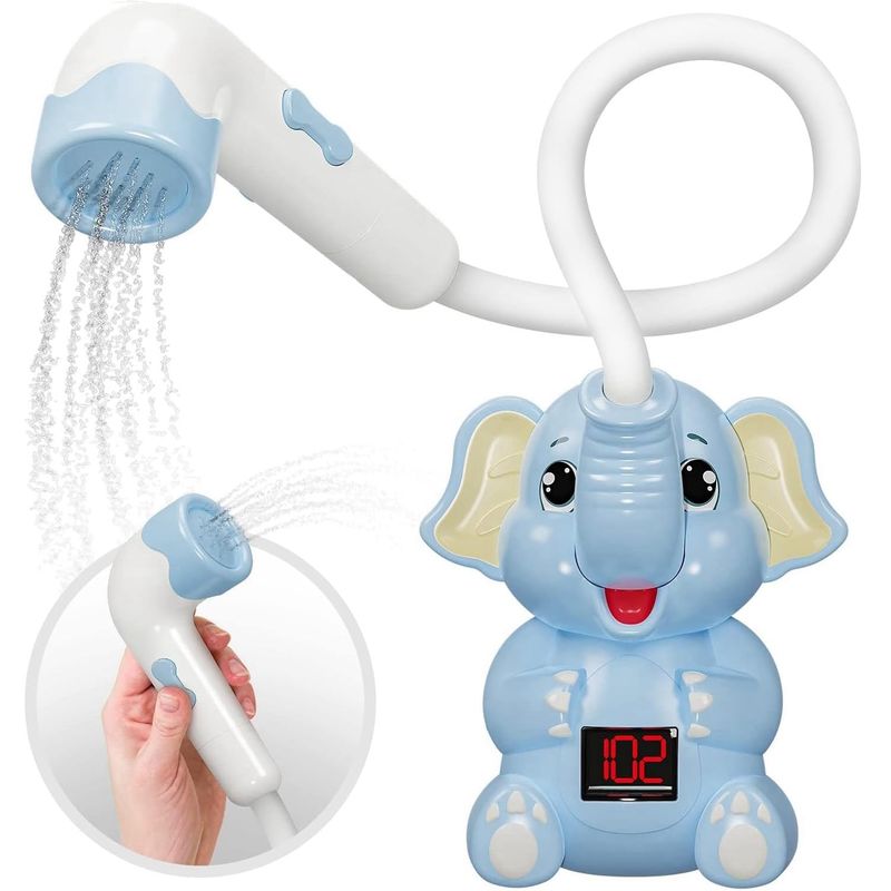 GENERAL - Ducha Elefante Azul Control De Temperatura Portatil