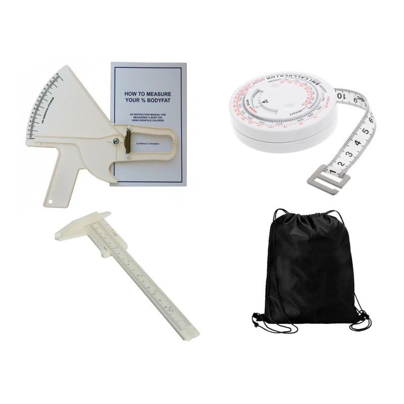 SLIM GUIDE - Kit Adipometro Slim Guide + Antropometro + Cinta Metrica Bmi