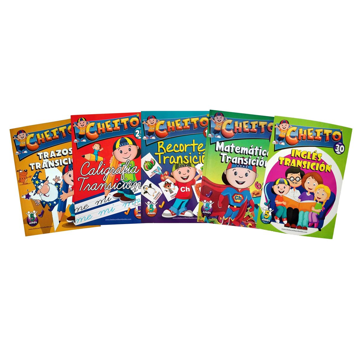 BOOKS - Super Combo Libros Cartillas Cheito Transición X 5 Unidades