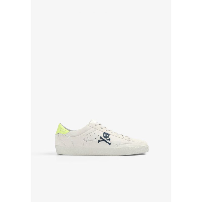 SCALPERS - Zapatillas sneakers bajas calavera lateral SCALPERS Verde 34352LIGTHG