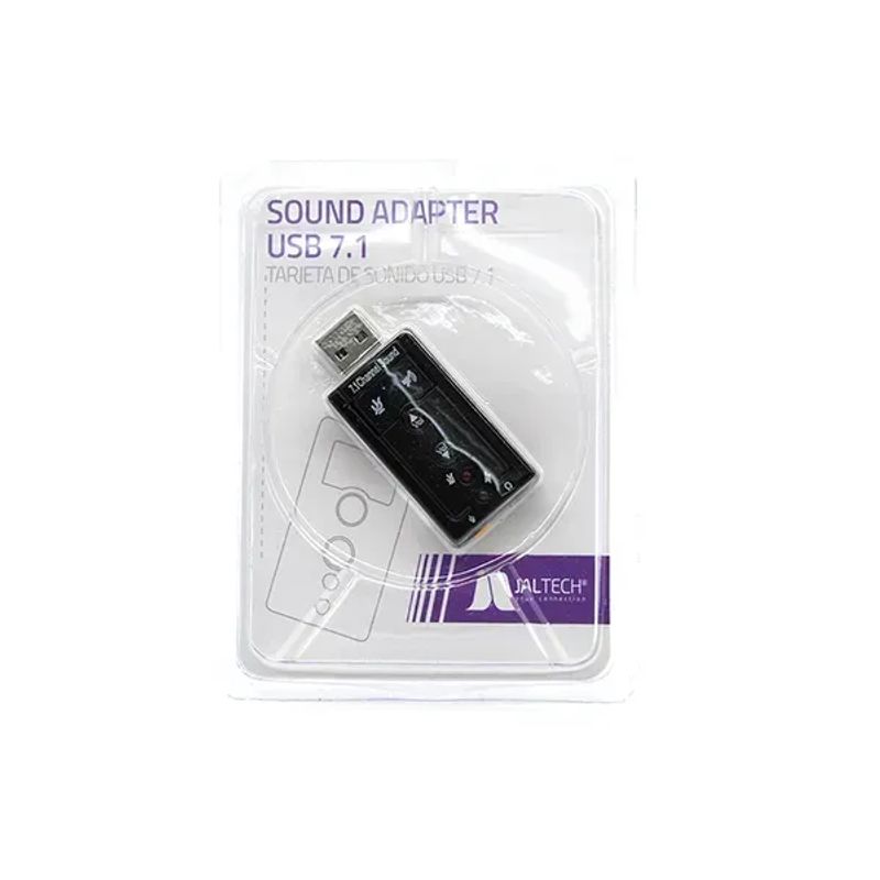 JALTECH - Tarjeta De Sonido Usb 7.1
